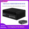 6 LAN Fanless Mini PC Intel Core 3 N355 N305 N150 N100 i226-V 2.5G Firewall Router DDR5 2xNVMe 1xSATA3.0 Type-C pfSense Proxmox 1
