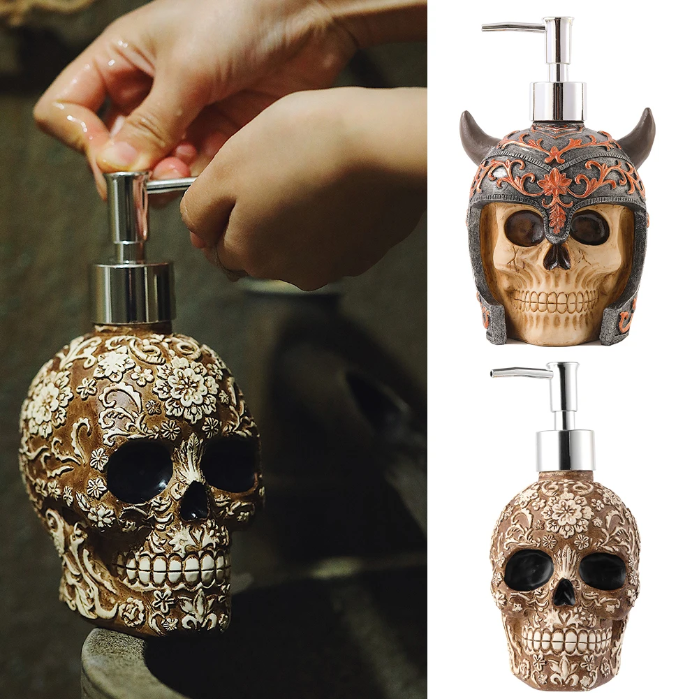 Skull Soap Pump Dispenser Containers Liquid Soap Soap Liquid