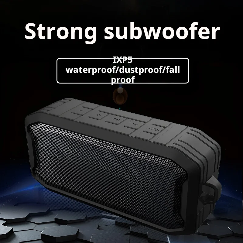 

Portable Wireless creative mini waterproof outdoor TWS subwoofer Bluetooth speaker