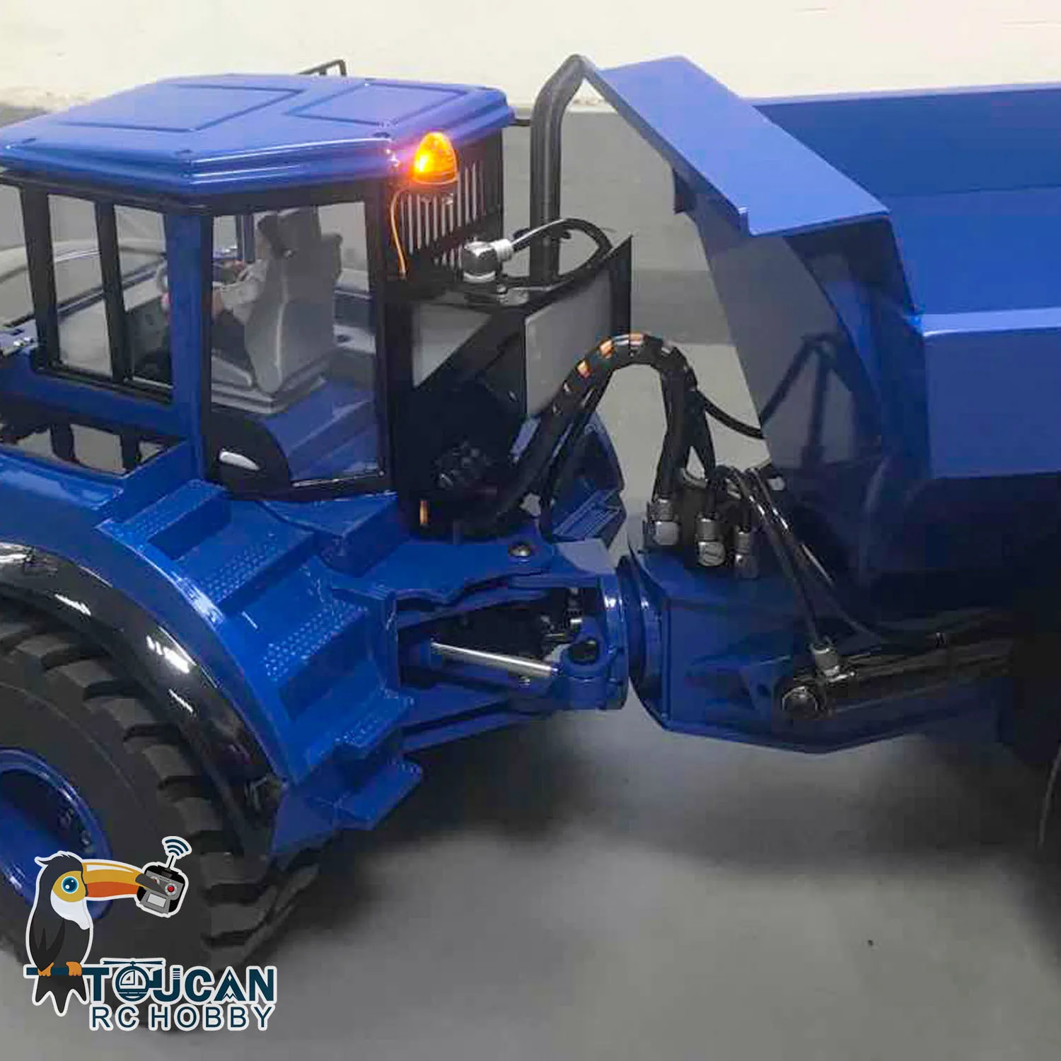 XDRC Toucanhobby Painted Remote Control Dumper RC Hydraulic Articulated Truck 1/14 6X6 Car Model 6