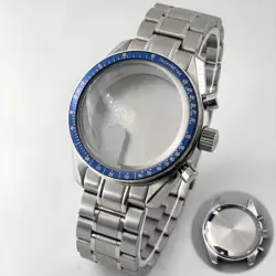 Moon Metal Chronograph Case with Sealed Back and Bezel - Elegant Business Watch (A4)