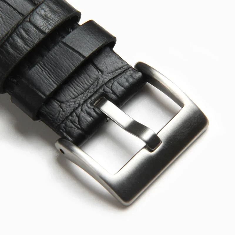 Multi-Size Stainless Steel Watch Buckle - Matte & Polished Finish in Black, Gold, Silver, Rose Gold