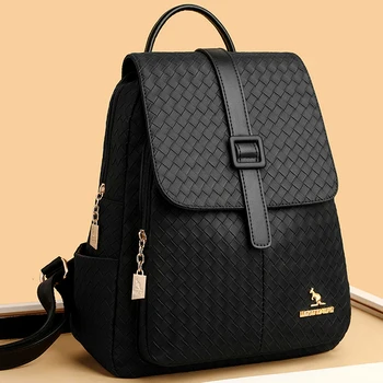 Zaino da donna Zaino grande da viaggio Borsa in pelle PU Zaino Mochila per ragazze Borsa da donna Borsa a spalla femminile Sac A Dos