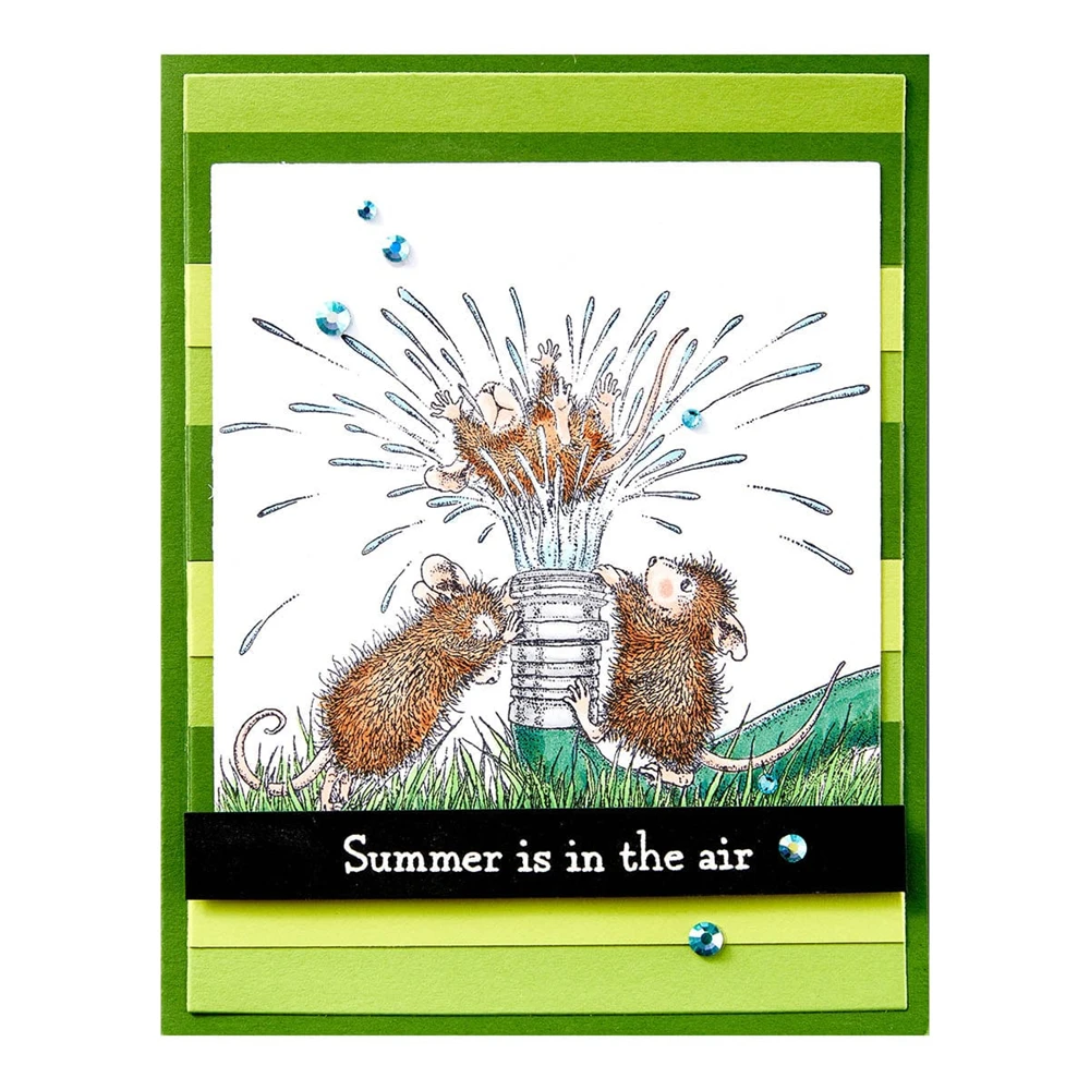 Cute Cartoon Naughty Mouse Clear Stamps DIY Craft Making Card Photo Album Scrapbooking Decoration Transparent Stamps Templat clear rubber stamps