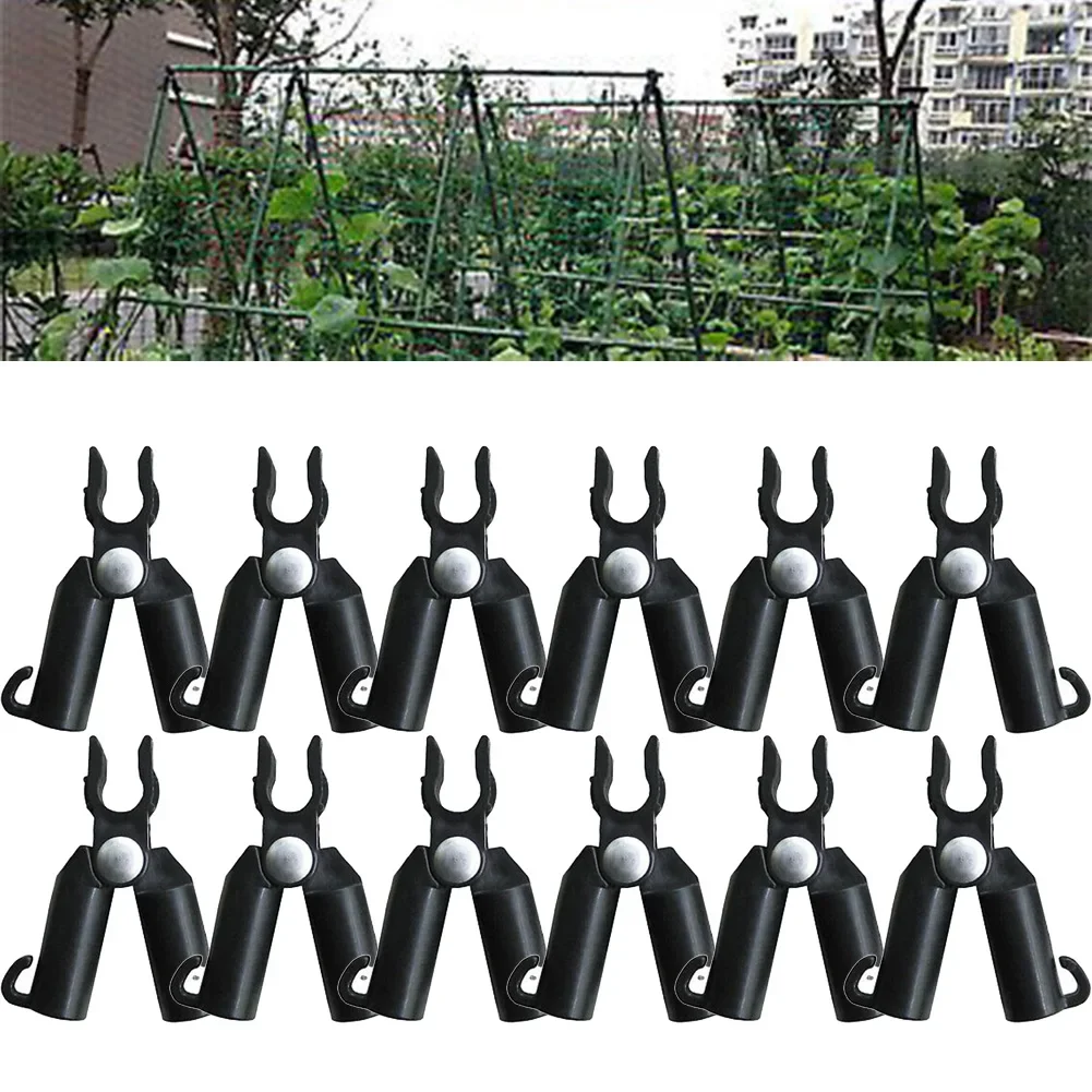 튼튼한 플라스틱 정원 식물 클립, 식물을 안전하게 고정, 11mm, 16mm, 20mm 직경, 12 클립에 적합
