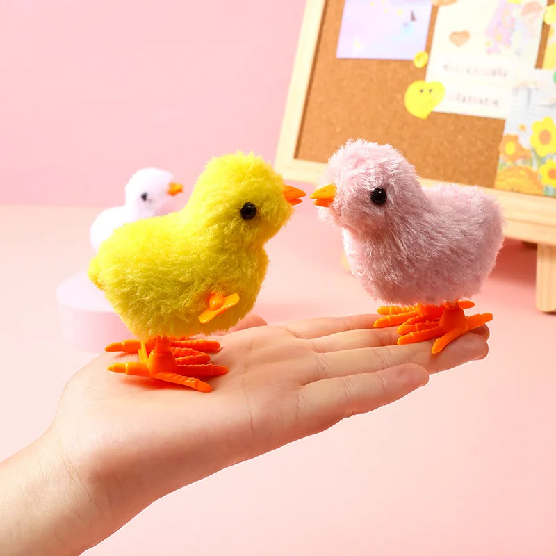 Puzzle Toys Children's all-cube cubed chick Chicken inertial four-wheel drive hair clockwork mouse