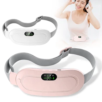 휴대용 생리 난방 패드, 따뜻한 궁전 허리 벨트, 기간 클램프 마사지기, 생리 난방 패드, 월경통 완화 벨트