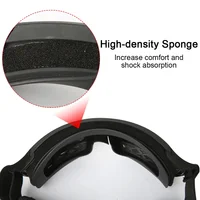 Nouveau Lunettes tactiques Airsoft 3 lentilles coupe-vent anti-poussière tir Motocross moto lunettes d'alpinisme CS Protection sûre 4