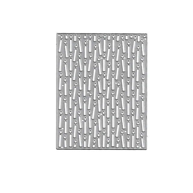 Rectangle Background Candle Cutting Die 3