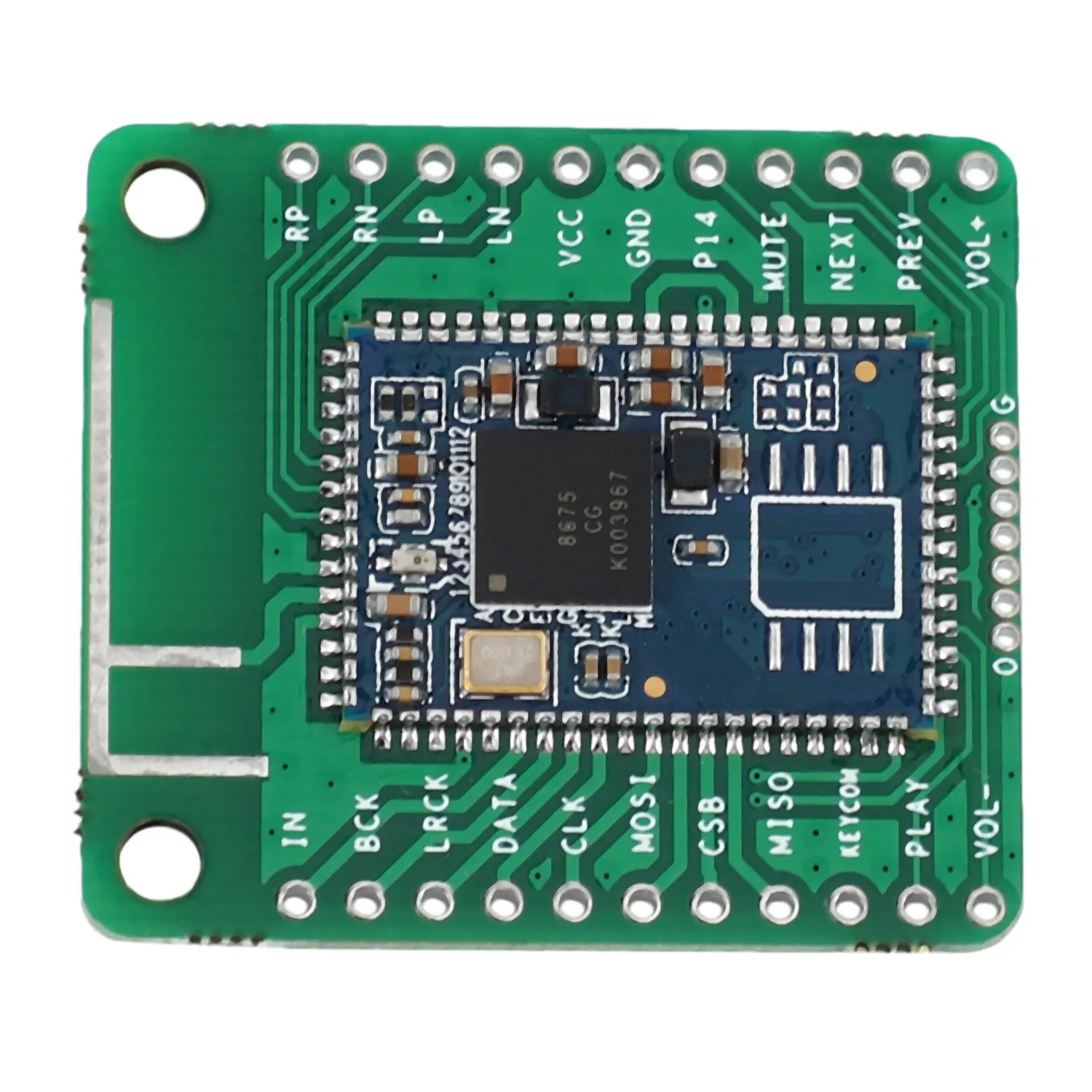 

Для CSR8675 Bluetooth V5.0 с низким энергопотреблением, Bluetooth аудио модуль, компактный компрессионный аналоговый выход без потерь