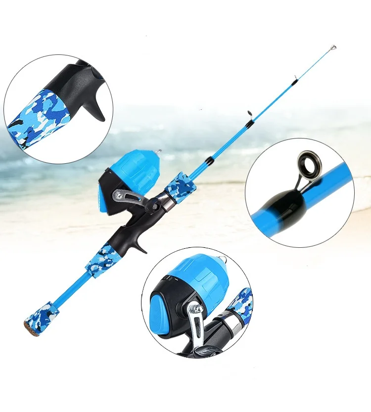 Description Picture 5 of itemChildren's Telescopic Fishing Rod Outdoor Fishing Gear Suits Kids 1.2-1.5 m Adjustable Fish Pole Reel Fishing Tools Accessories