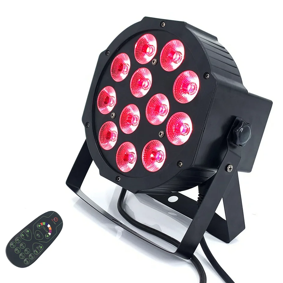 LEDパーライト 4台セット 4個/ロット LEDパーライト RGBW 4in1 12x12W LEDパーライト DMX