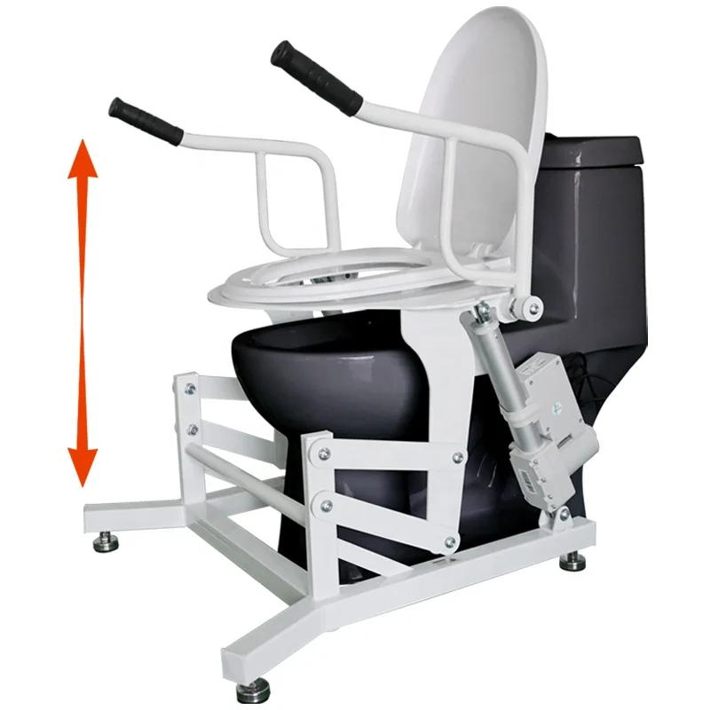 Senior care products automatic rising up standing up aid easy defecate commode chair electric lift toilets seat for old people 2