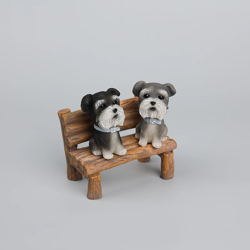 スワロフスキー　犬　シュナウザー No.105. クリスタルのキラキラミニチュアシュナウザー再登場