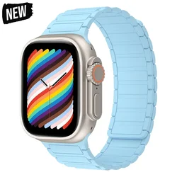 Magnetic Sport Band for Smartwatch - Versatile and Durable Strap for Active Lifestyles (Light blue)