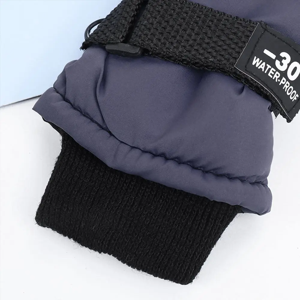 Fashion Outdoor Non-slip Cartoon Cute Waterproof Kids Ski Gloves Thick Warm Sports Mittens