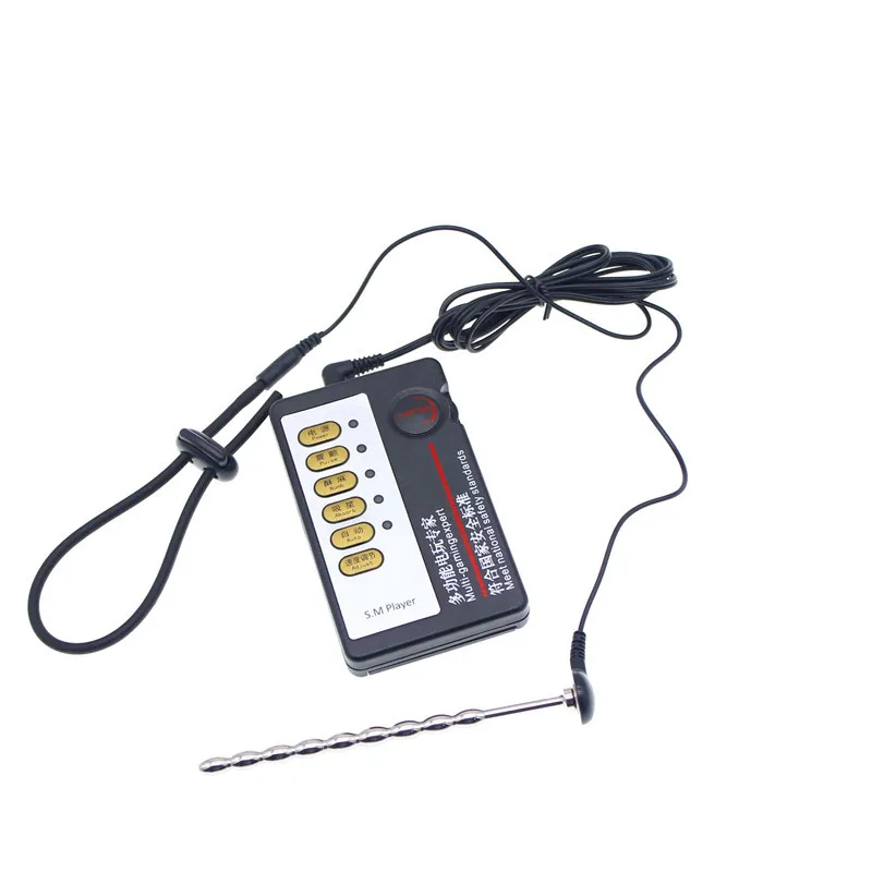 Metal Catheter Sounding Urethral Sounds Electro Shock Penis Cock Rings Medical Themed Sex Toys For Men
