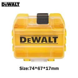 DEWALT Yellow Black Stackable Mini Storage Box with High Hardness Plastic Shell (Yellow small 1PCS)