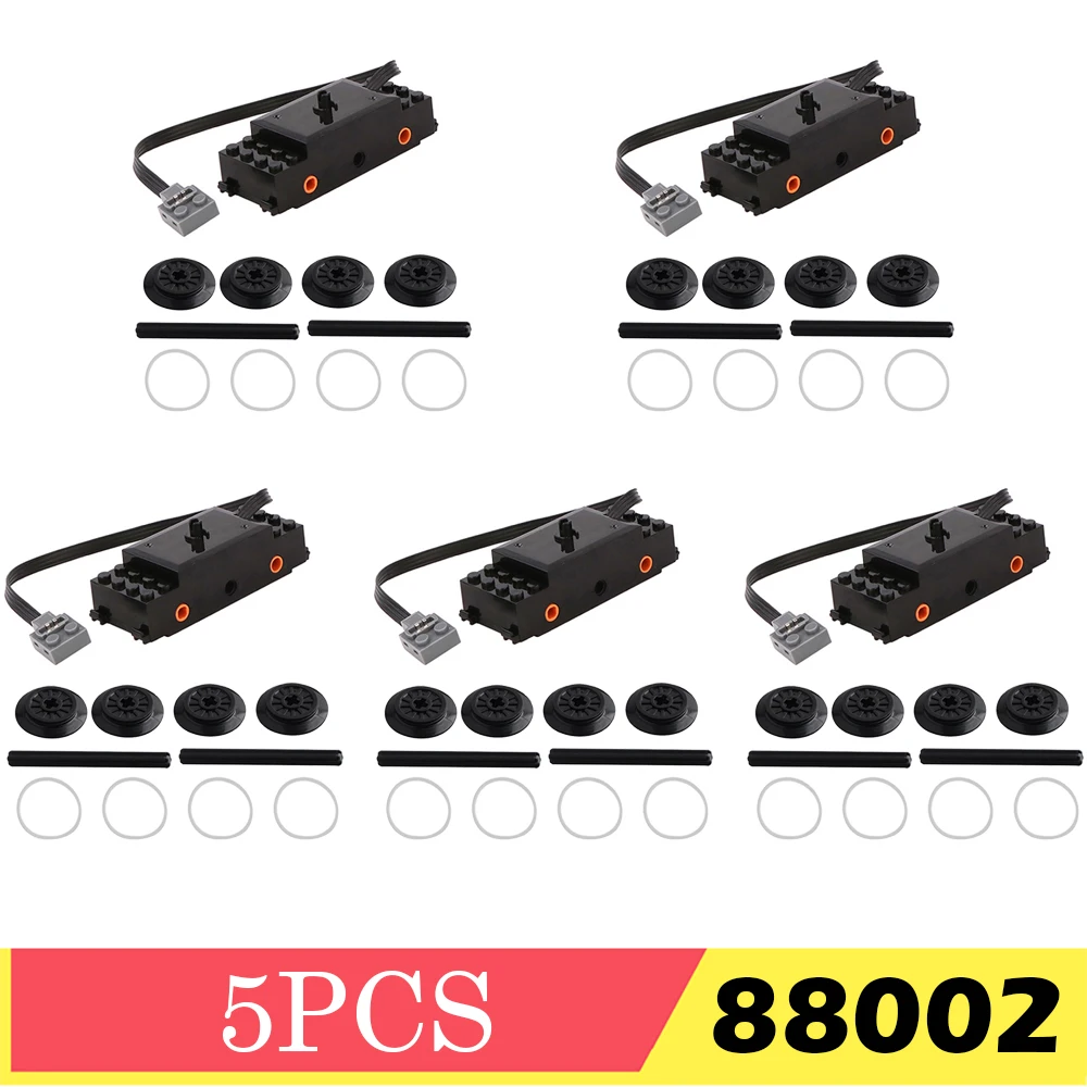 High-Speed Train Track Motor for DIY Building Blocks and Rail Tracks