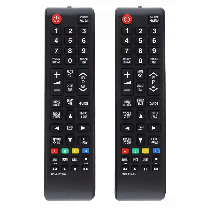Sostituzione Del Telecomando Tv Wireless 2X Bn59-01199G Per Samsung Bn5901199G / Bn59-01199G Smart Tv
