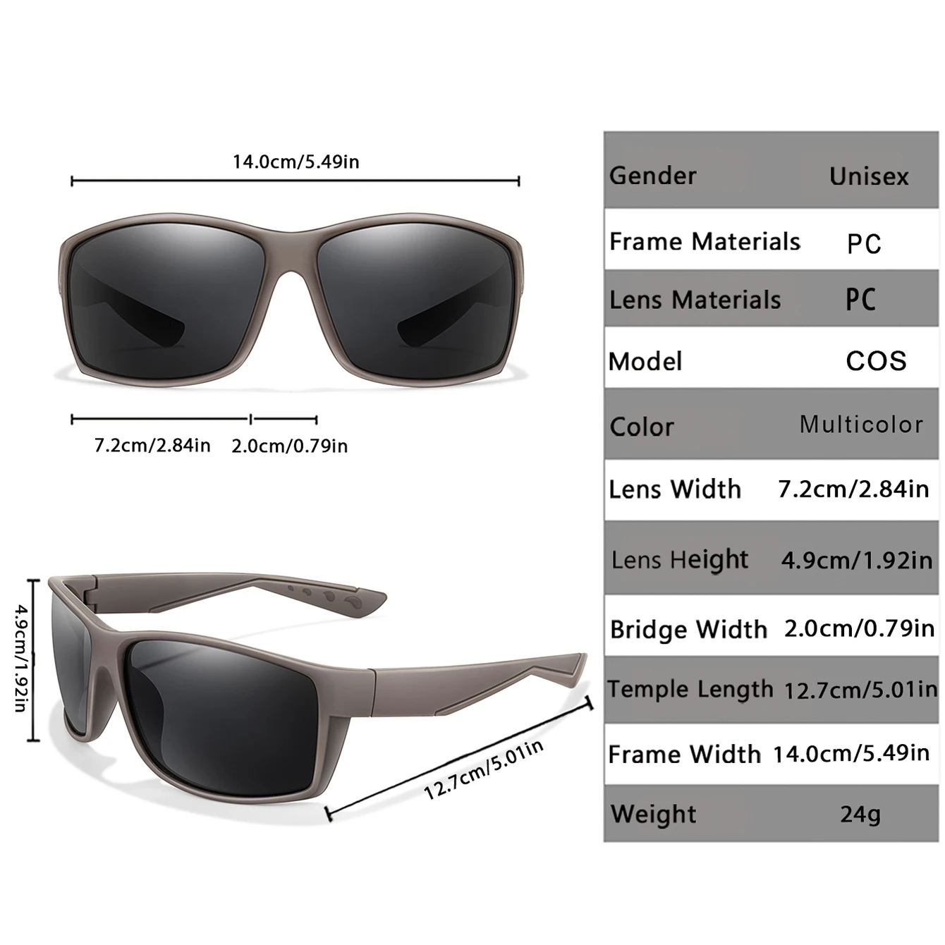 LOISRUBY Polarized Sunglasses UV400 Multicolor Shades for Men and Women