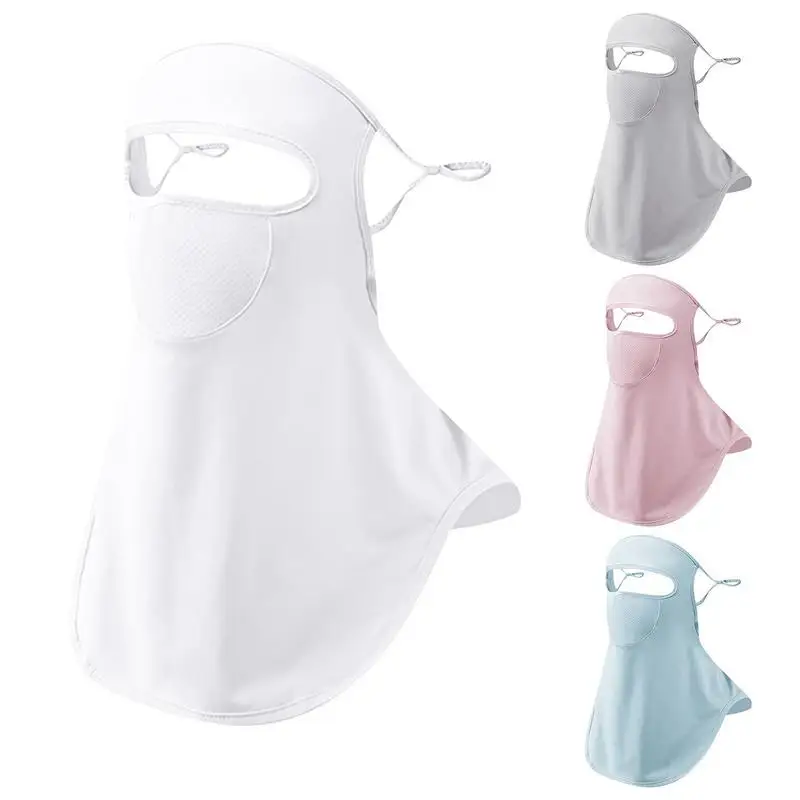 

Балаклава маска для лица UPF 50 ледяной шелк солнцезащитный полностью закрывающий чехол УФ защитный чехол для лица гетры для шеи головной убор дышащий