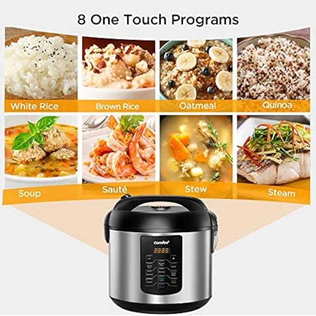 8 Cup Capacity (Cooked) Rice Cooker & Food Steamer, Food Warmer, Kitchen  Ware - AliExpress