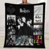 Rock Band Music Soft Flannel Blanket B-Beatles Signature Throw Blanket Soft Art Poster Bedspread Sofa Air Conditioner Cover 5
