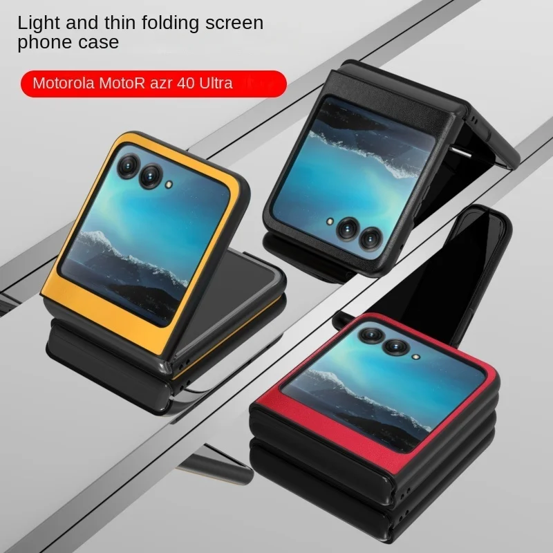 Magsafe Luxury leather Case for Motorola Razr 40 Ultra Moto Razr 40Ultra Magnetic Wireless Charging Cover