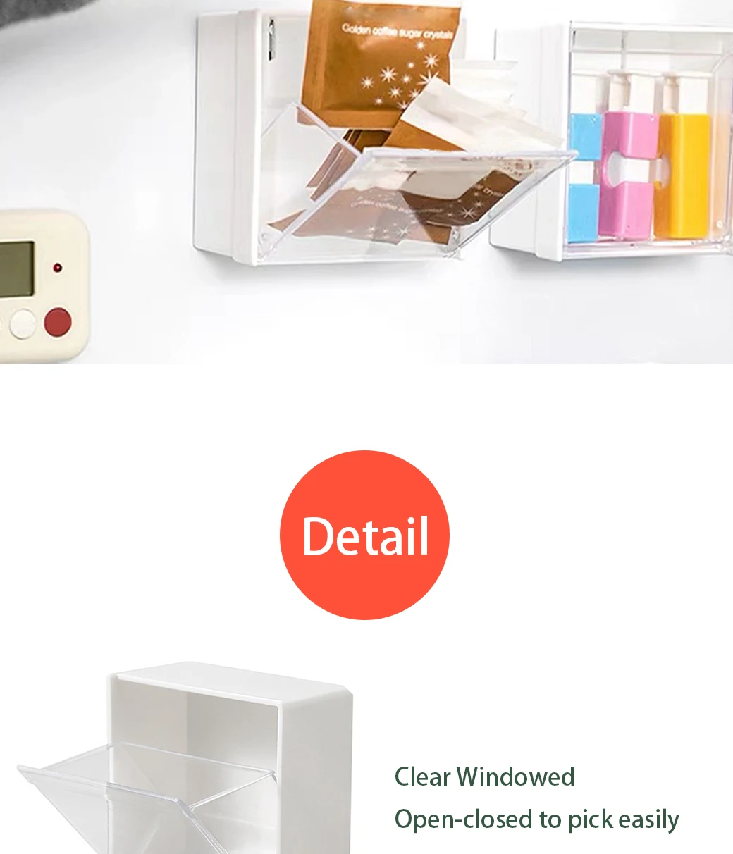 Description Picture 6 of itemMulti-Functional And Lightweight Design, Transparent And Openable, Thickened Magnetic Acrylic Storage Box, Convenient Storage