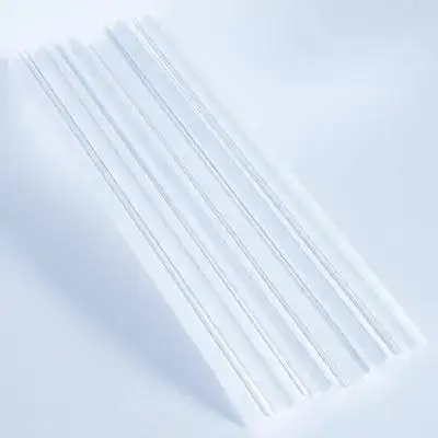 10Pcs 투명 풀로드 바인더 링 슬라이드 그립 바인딩 바(느슨한 보고서 문서용) 사무실 학교 가정용