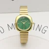 Simple Fashion Oval Bamboo Strap Women's Quartz Watch 5