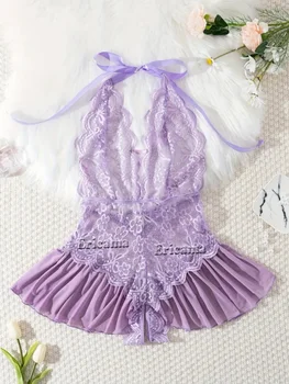 Lingerie Sexy femme dentelle sous-vêtements transparents ensembles de slips Kit de soutien-gorge délicat Push Up Breves ensembles mince Sexy érotique soutiens-gorge body