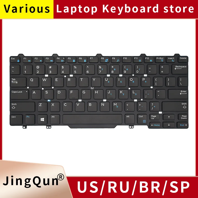 Teclado Genuíno Novo do Portátil para a Latitude 3340 do Dell 3350 5480 5490 E3340 E7450 E5450 E7470 E5470
