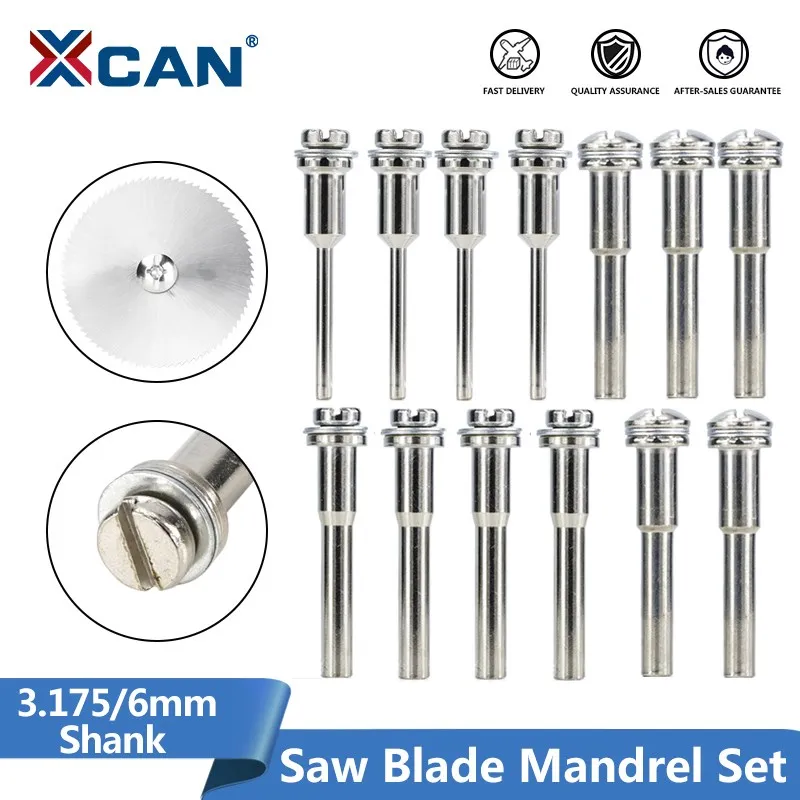 XCAN 3,175/6mm Schaft Polierscheibe Dorne Set 5 stücke Trennscheibe Verlängerungsstange Verbindungsstange Für Dremel Drehwerkzeug