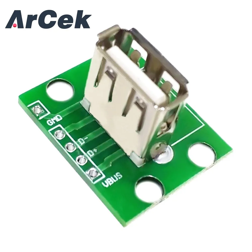 

Vertical USB MiCroUSB Micro USB 2.0 Female Head A Connector 2.54mm PCB Converter Adapter Breakout Board 180 Degree Vertical