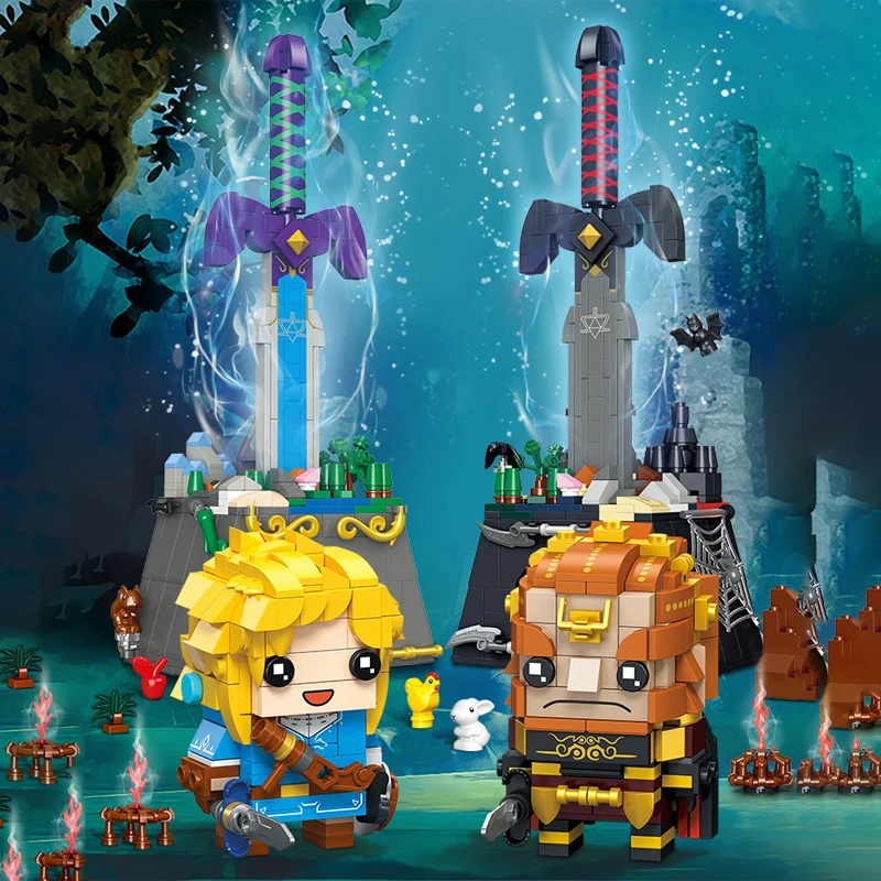 Novità The Legend Of Zelda: Tears Of The Kingdom Link Ganondorf Bricks Classics Game Figure Doll Model Building Blocks Regalo Giocattolo