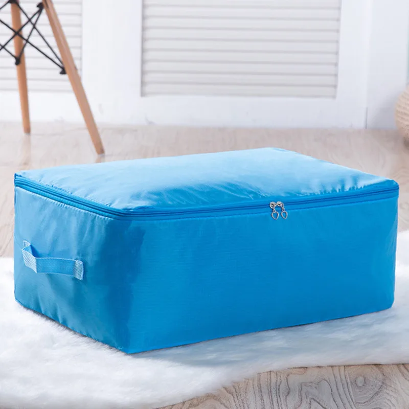 Quilt Storage Bag Oxford Organizer Large Capacity Closet Organizers Blanket Dustproof Zipper Storage Bags Wardrobe Storage Box 4
