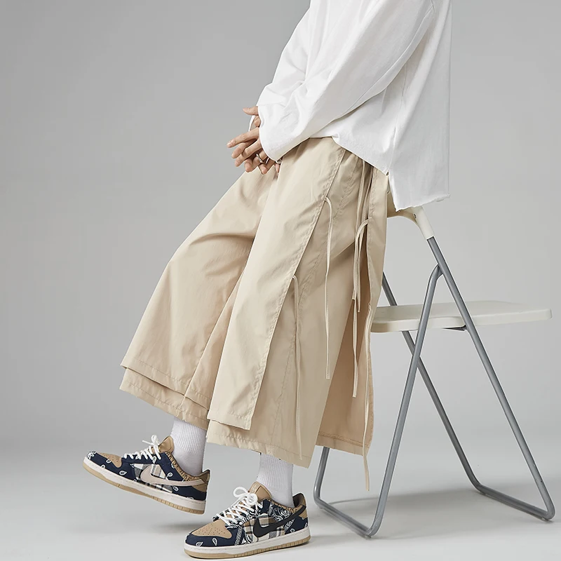 Mens Harem Joggers Men Cargo Pants Loose Hip Hop Casual Trousers for Fashion Men Woman Calf-Length Pants Streetwear casual pants