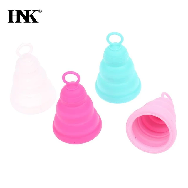 Viv Menstrual Cups with Ring for Easy Removal - Soft and Flexible Medical  Grade Silicone Cup for Light and Heavy Flow - Sustainable and Reusable  Period Cup Wear for 12 Hours (Large)