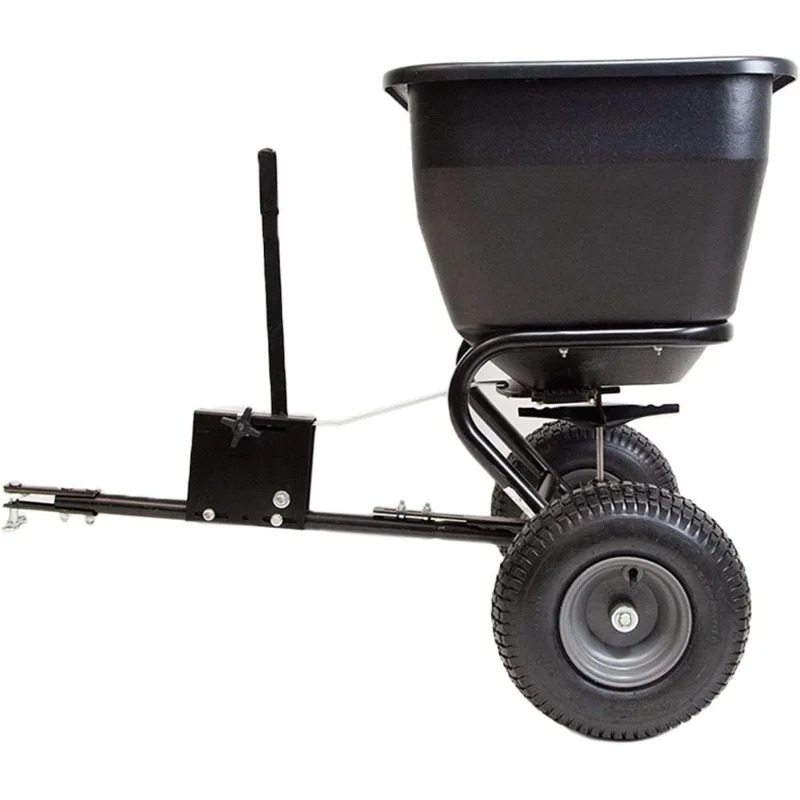 BS36BH-A Tow Behind Broadcast Spreader with Universal Hitch, 175 lb., Matte Black