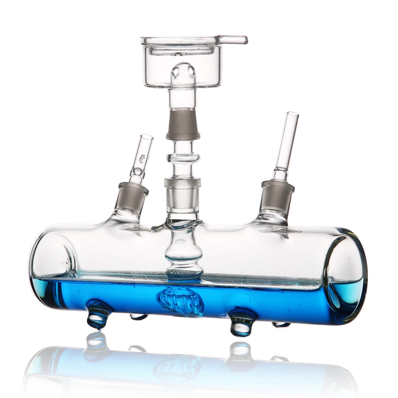 Small Classic Glass Bottle Nargile Shishas Hose Tank Water Hookah Pipe Complete Set Silent Smoking Experience hookah pipes,hookah set