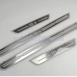 Stainless Steel Door Sill Scuff Plate Kick Guard & Threshold Step Protector (Silver)