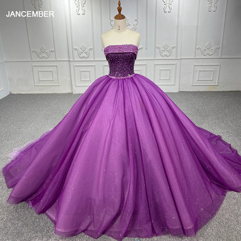 

Великолепные пышные платья бальное платье Vestidos De 15 Años фиолетовые аппликации Бисероплетение DY6533 Vestidos De Graduación Bar Mitzvah