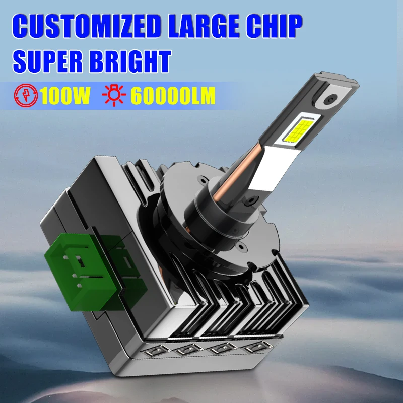 Светодиодные лампы Carsnake D1S D3S Canbus 60000Lm D2S D4S D8S для фар D1R D2R D3R D4R