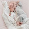 6 Layers Swaddle Blanket Baby Blankets Newborn Organic Bedding Cover Quilt White Color Baby Bath Towel 2