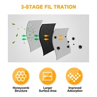 Toolour 30W Welding Smoke Exhaust Fan Solder Smoke Absorber Remover 2 Extra Fan Filters for Mobile Phone Motherboard Repair 2