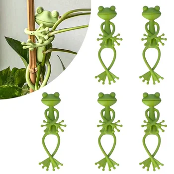 Frog-Shaped Reusable Plant Tie 1