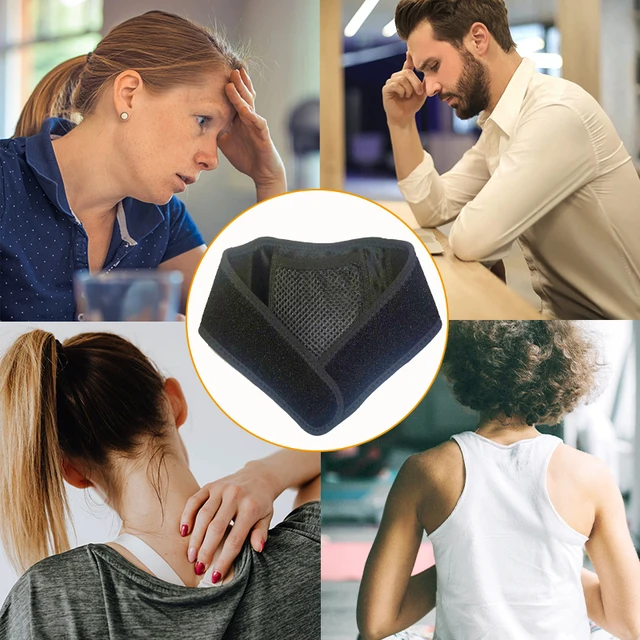 Heating Neck Guard Black Protective Gear Universal Left and Right Three-speed Temperature Adjustment USB Plug 6