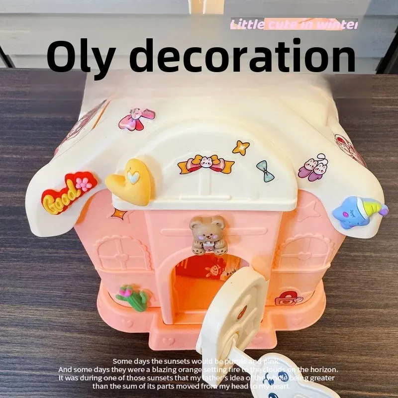 New Children's Savings Canister Cute Keybox Money Jar Student Men Women's Gift Anti-Fall Storage Vessel Finance Toy
